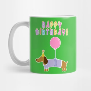 Birthday Candles: Dachshund Party Mug